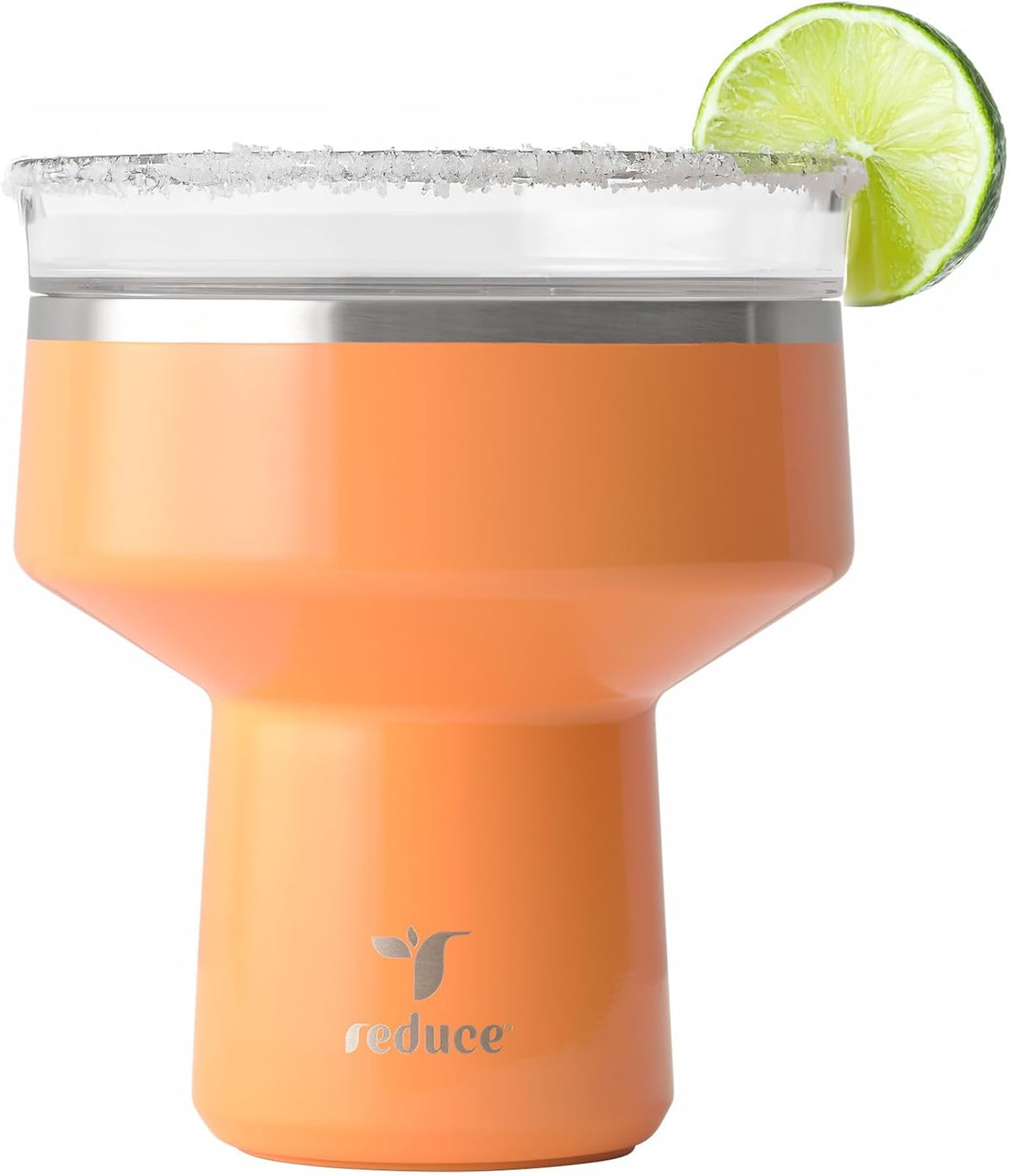 REDUCE Saltini 16oz Margarita Tumbler - Insulated Cocktail Glass with Lid