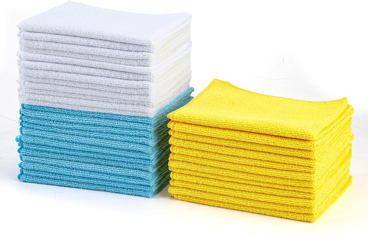 Amazon Basics Microfiber Cleaning Cloths – 36 Pack